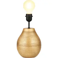 Marrakesch Orient & Mediterran Interior Pied de lampe de table Cameo Gold 20cm - socle de lampe oriental en métal
