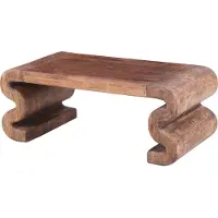 Marrakesch Orient & Mediterran Interior Table basse Adelfia 120x58 cm en bois de manguier massif au design rétro