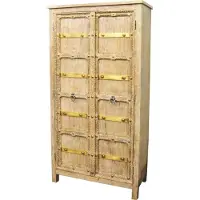 Marrakesch Orient & Mediterran Interior Armoire indienne Armoire d'entrée Bilel - 185cm