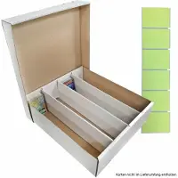 Collect-it.de 10 boîtes de deck géantes - rangement (blanc) pour 4000 cartes chacune (cartes Magic/ YuGiOh)