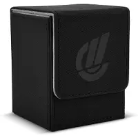 Collect-it.de collectXP – Deck Box – Boîte de rangement haut de gamme pour cartes, boîte à cartes pour tous les jeux de cartes à collectionner (noir)
