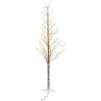 Frankystar Gemini - Sapin de Noël Nu H150 cm avec 186 Lumières LED