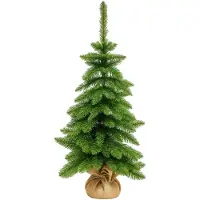 Frankystar Sparky - Mini Sapin de Noël Traditionnel en PVC H90 cm, 96 Pointes