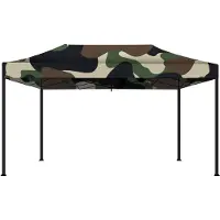 Frankystar Kebon 3x4,5 - Gazebo de jardin pliable camouflage