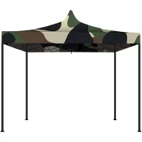 Frankystar Kebon 3x3 - Gazebo de jardin pliable camouflage