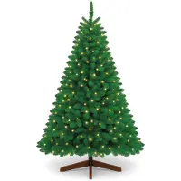 Frankystar Cupid - Sapin de Noël avec lumières LED ø114 x210H, 1200 branches