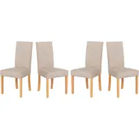 LeafDesign Chaise de salle à manger 4x "Roma 2", grandson, aragon 20