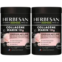 SuperDiet Herbesan Collagène Marin – Complexe anti-âge 2x10 g Poudre Pour La Préparation D'Une Solution