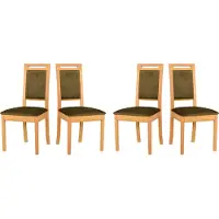 LeafDesign Chaise de salle à manger Set 4x ROMA 15 grandson, zetta 297