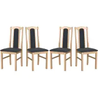 LeafDesign Chaise de salle à manger - Set 4x Bos 7 Sonoma, hygge 96