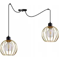 Light hom Plafonnier Lustre Golden Spider Loft