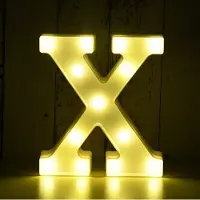 Kopper-24 Lettre lumineuse LED 3D, 22 cm lettre X