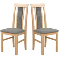 LeafDesign Set de chaises de salle à manger 2x "Nilo 2", grandson