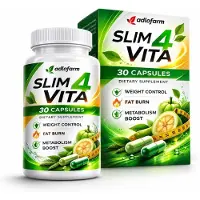 GLOBAL D LTD SLIM4 VITA – Gélules pour favoriser le métabolisme et le bien-être général - 30 gélules