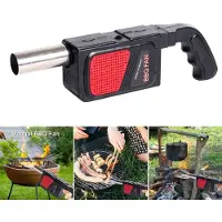 Generique Ventilateur de Barbecue électrique portatif, souffleur d'air pour Camping en plein Air, pique-nique, Barbecue, outil de cuisine