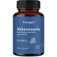 Tecepec Akkermansia Muciniphila (120 gélules) Compléments alimentaires, probiotiques, santé intestinale, digestion, estomac, ballonnements, bien-être général