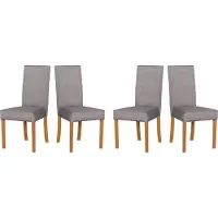 LeafDesign Chaise de salle à manger - Set 4x Roma 2, grandson, zetta 302