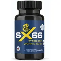 GLOBAL D LTD SX66 – Complément alimentaire bien-être et vitalité pour hommes, 30 gélules