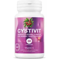 GLOBAL D LTD Cystivit – Soutien de la santé des voies urinaires chez les femmes et équilibre quotidien – 30 gélules