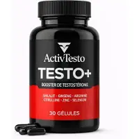 GLOBAL D LTD ActivTesto – Formule vitalité et énergie pour hommes – 30 gélules