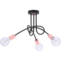 Light hom Suspension moderne de style loft en cuivre – Luminaire design pour le salon
