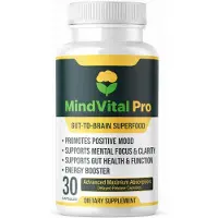 GLOBAL D LTD MindVital – Gélules pour favoriser la concentration et le bien-être mental - 30 gélules