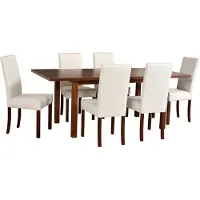 LeafDesign CHAISE DE SALLE À MANGER - Lot de 2 Bos 10 D cachemire cachemire