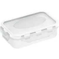 PLAST TEAM Vertriebs GmbH plast team Boîte fraîcheur Airtight 0,3 litre transparent/blanc