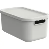 Rotho Décoration boîte de rangement Albula Light 12 L gui blanc