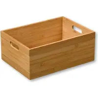 Kesper Pojemnik bambusowy z uchwytami, 33 x 24 cm (33 x 24 x 13.50 cm)