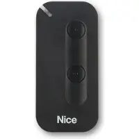 Nice Fernbedienung MYGO2 433.92 MHz 2-Kanal (Télécommande spécifique à l’appareil, Fréquence radio (RF)), Télécommande, Noir