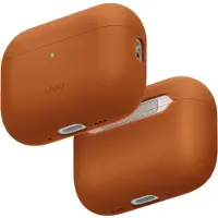Uniq Étui Lino pour AirPods Pro 3e génération Silicone orange