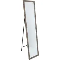 Atmosphera Miroir sur pied EFFE avec réglage de l'angle d'inclinaison, 35 x 155 cm, beige