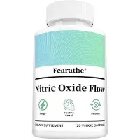 Fearathe Flux d'oxyde nitrique 1750 mg (120 capsules) Complément alimentaire, Cur, Énergie, Endurance