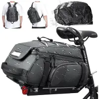 OEM Sacoche de vélo imperméable - Avec porte-vélo - Pour l'école, le travail, les courses - Porte-bagages - Accessoires de vélo
