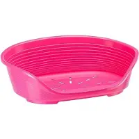 Ferplast Panier pour Chien et Chat Siesta Deluxe, 49x36x17,5 cm, Violet, Antidérapant