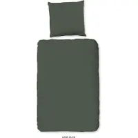 Muller Textil Housse de couette " - Vert - (135x200 cm)
