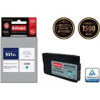 ActiveJet Cartouche d'encre AH-951CRX pour imprimante HP. Compatible avec HP 951XL CN046AE ; qualité supérieure ; 25 ml ; bleue.