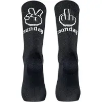 Northwave Chaussettes de Cyclisme Northwave Sunday Monday Sock Black 22-Taille 40 - 43