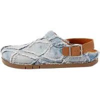 Art Sandales pour Femme 2024S JEANS DENIM-CUERO / KASSEL Multicolore
