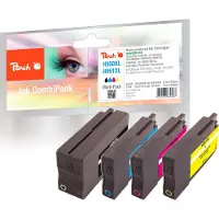 Peach 319117 cartouche d'encre 4 pc(s) Noir, Cyan, Magenta, Jaune à haut rendement (XL)