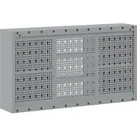 vidaXL Cabinet à Outils avec étagère Noir et gris 100 x 20 x 55 cm