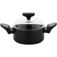 Nois Casserole traditionnelle 16 cm avec couvercle Salto argent 1,5 l