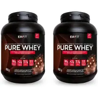 EA Fit Pure Whey Chocolat/Noisette 2x850 g Poudre Pour La Préparation D'Une Solution