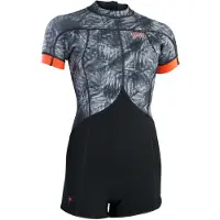 iON Amaze 2.5 Mm Woman Short Sleeve Back Zip Shorty Gris M Femme