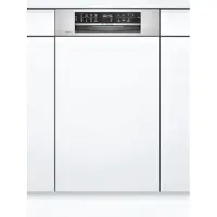 Bosch Série 6 Lave-vaisselle semi-intégré, acier inoxydable SPI6ZMS35E Largeur 45 cm, hauteur 82 cm