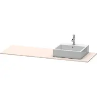 Duravit Console XSquare, 1 découpe à droite, 1600x16x550mm, XS060HR8383
