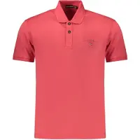 Napapijri Polo à manches courtes pour homme, rouge – Broderie élégante et motif imprimé