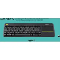 Logitech K400 Plus Touch Wireless clavier noir