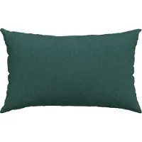 vidaXL Coussins de canapé 2 pcs Vert foncé 120 x 40 cm tissu